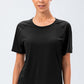 Round Neck Raglan Sleeve Active Tee