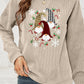 Faceless Gnome Graphic Drop Shoulder Sweatshirt