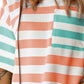 Striped Round Neck Half Sleeve T-Shirt