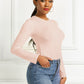 Round Neck Long Sleeve Bodysuit