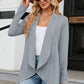 Open Front Long Sleeve Cardigan