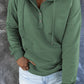 Dropped Shoulder Long Sleeve Hoodie with Pocket