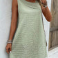 Asymmetrical Neck Sleeveless Dress