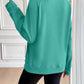 Ivy Lane Half Zip Raglan Sleeve Sweatshirt