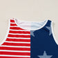 US Flag Round Neck Tank