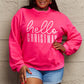 Simply Love Full Size HELLO CHRISTMAS Long Sleeve Sweatshirt