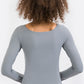 Feel Like Skin Highly Stretchy Long Sleeve Sports Top