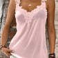 Full Size Lace Detail V-Neck Tank