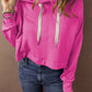 Drawstring Long Sleeve Hoodie