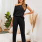 Boat Neck Top and Pants Lounge Set