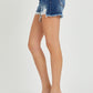 RISEN Full Size High Rise Distressed Denim Shorts