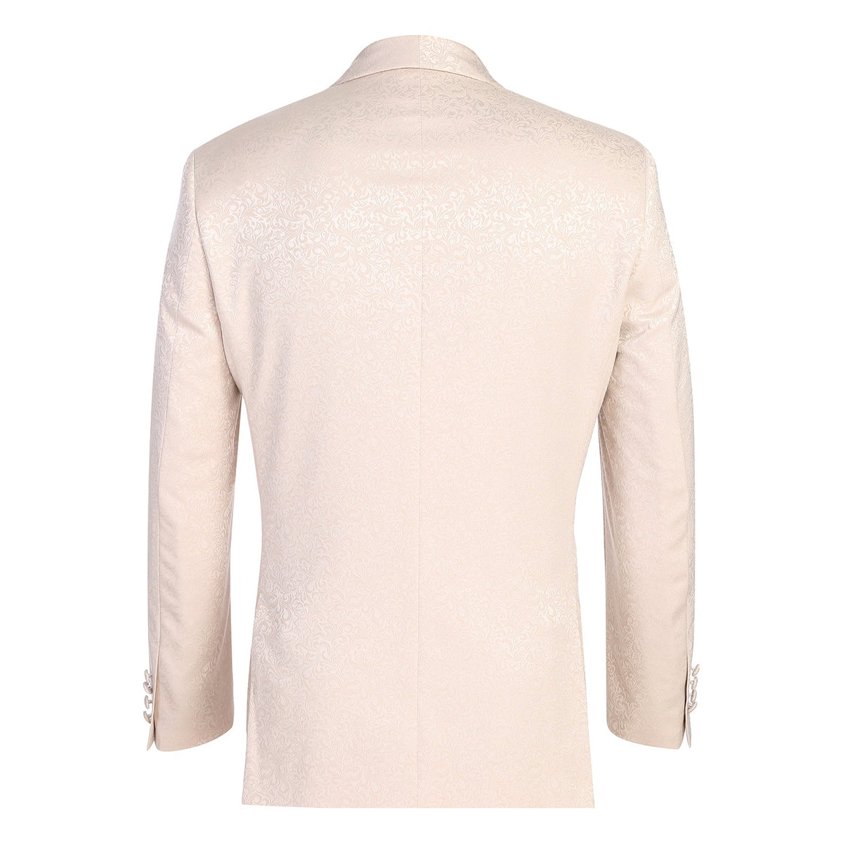 290-18 Men's Slim Fit Stretch Shawl Jacket LIGHT BEIGE L40 New Slim Fit