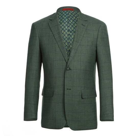 294-36 Men's New Slim Fit Blazer GREEN L40 New Slim Fit