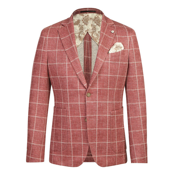 PS25-3 Men's Slim Fit Riserva Jacket CRIMSON L42 Slim Fit