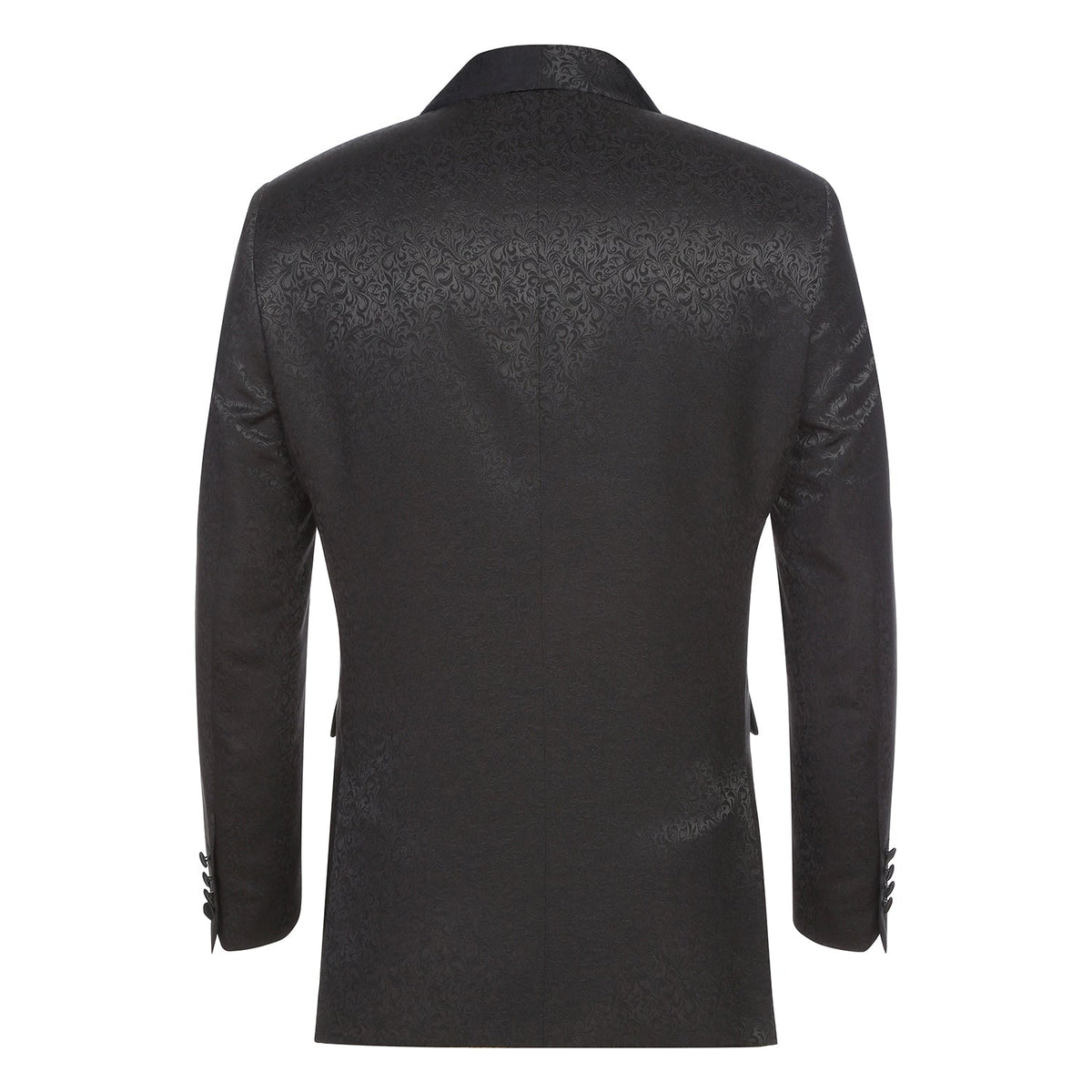 290-22 Men's Slim Fit Stretch Shawl Jacket BLACK L40 New Slim Fit