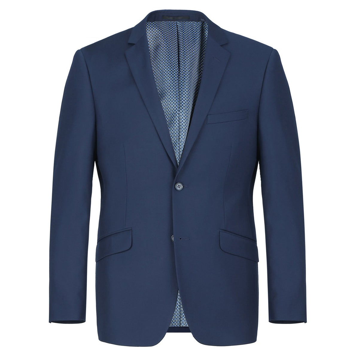 2110-19 Men's Slim Fit Solid Stretch 2-Piece Suit