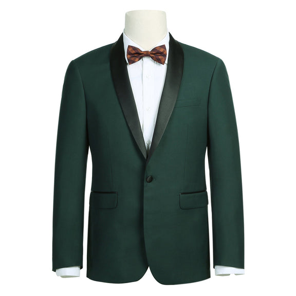 201-9 Men's Slim Fit 2-Piece Shawl Lapel Tuxedo Suit
