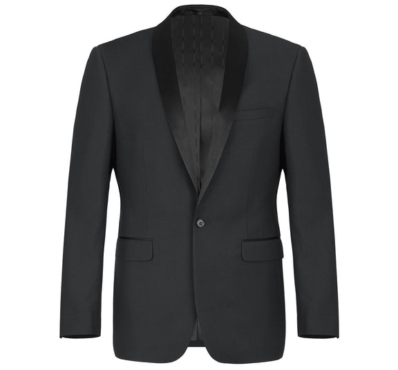 201-1 Men's Slim Fit 2-Piece Shawl Lapel Tuxedo Suit