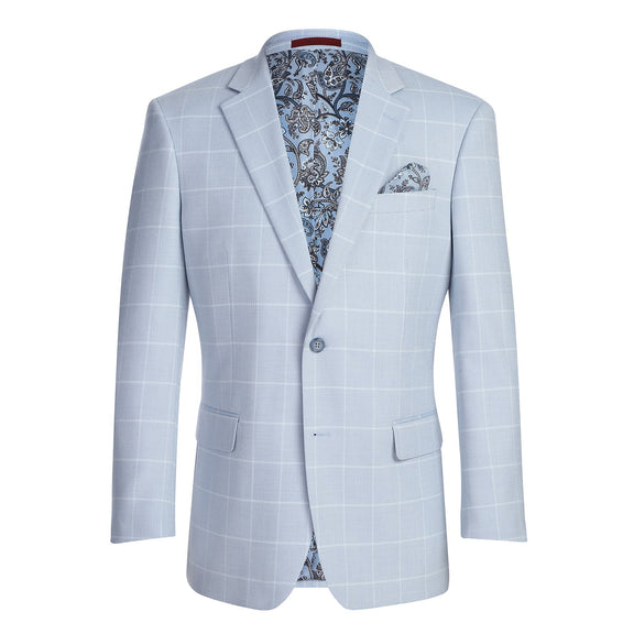 294-64 Men's Classic Fit Blazer LIGHT BLUE L40 Classic Fit