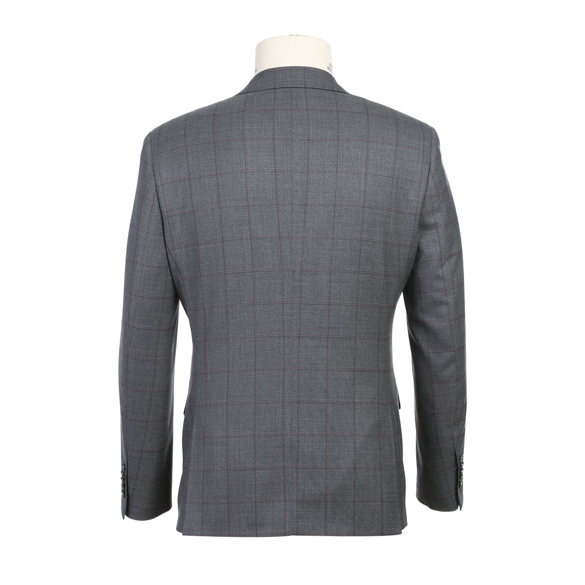EL82-61-092 Gray Brown Wool Suit