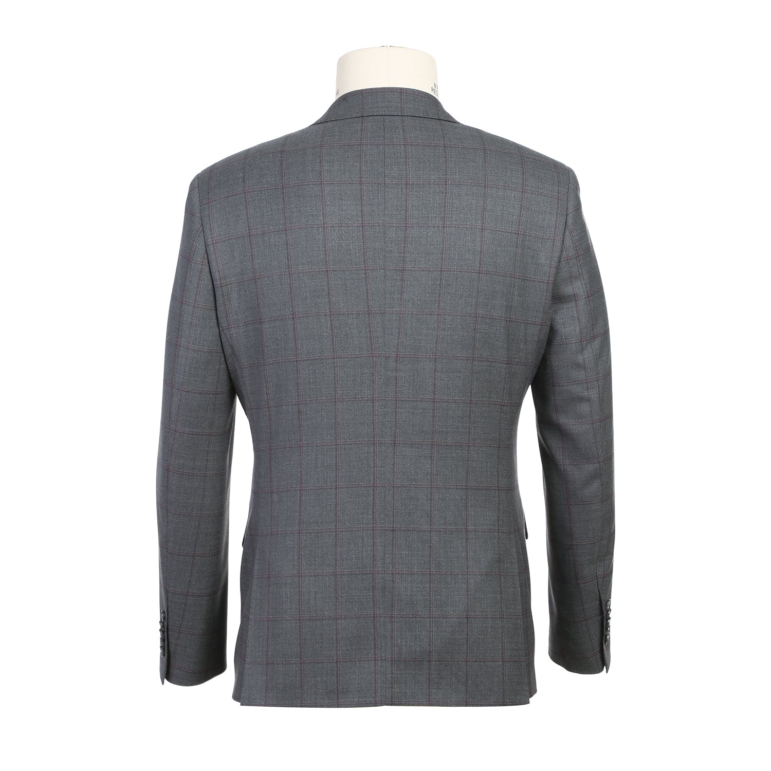 EL82-61-092 Gray Brown Wool Suit