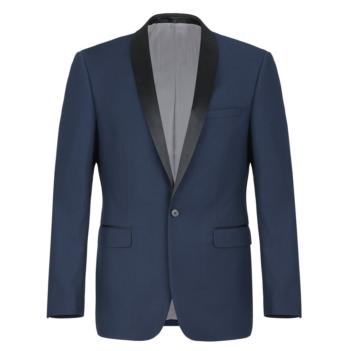 201-19 Men's Slim Fit 2-Piece Shawl Lapel Tuxedo Suit