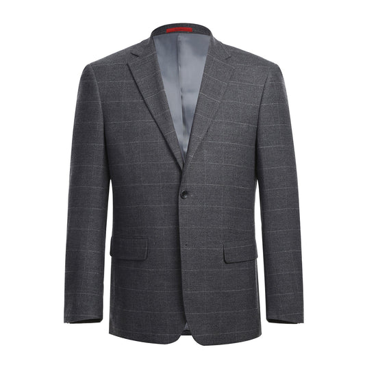 293-31 Men's New Slim Fit Checked Suits