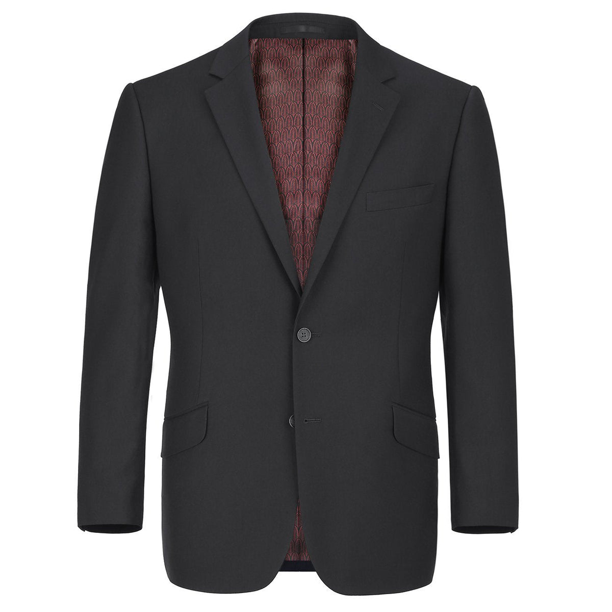 2110-1 Men's Slim Fit Solid Stretch 2-Piece Suit