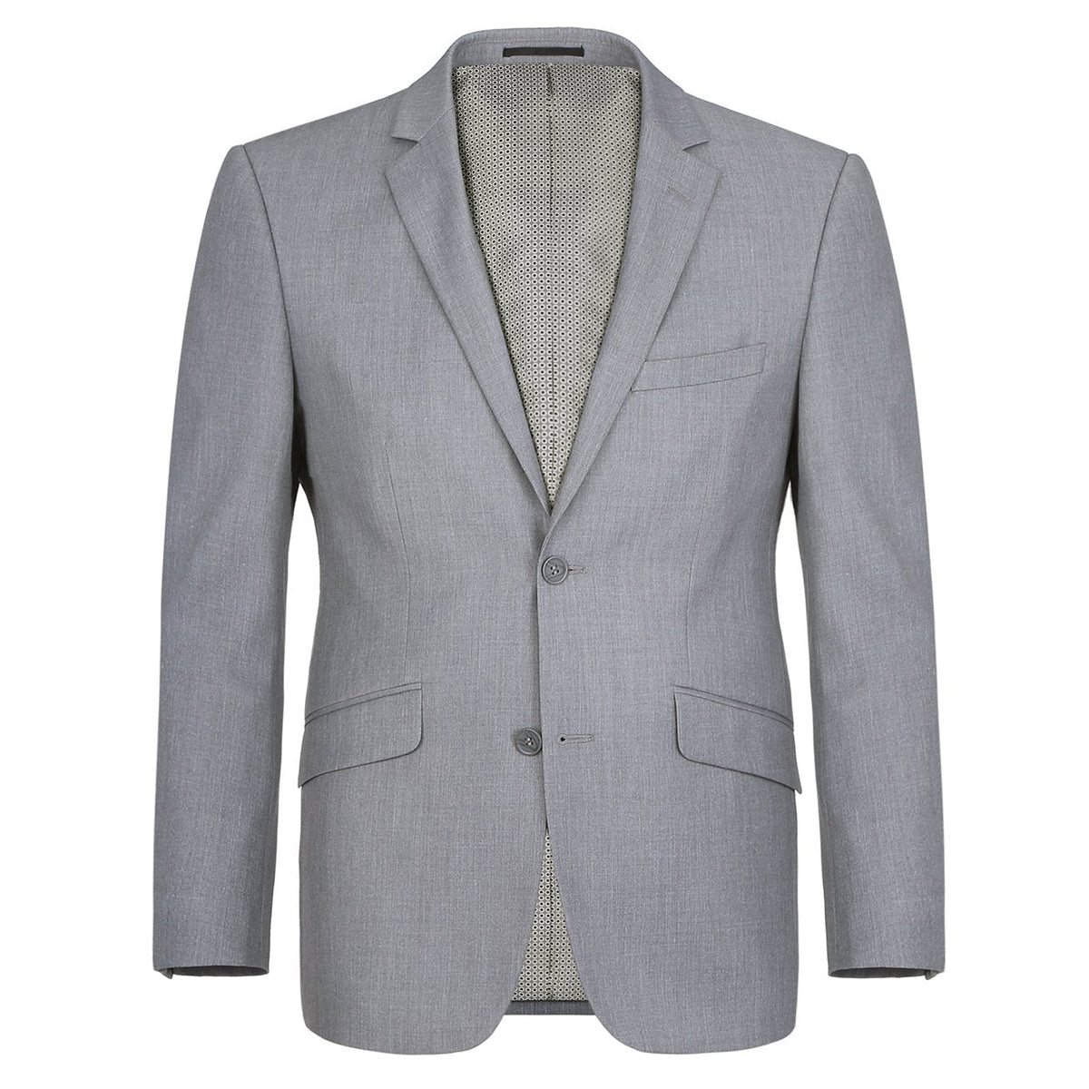 2110-2 Men's Slim Fit Solid Stretch 2-Piece Suit