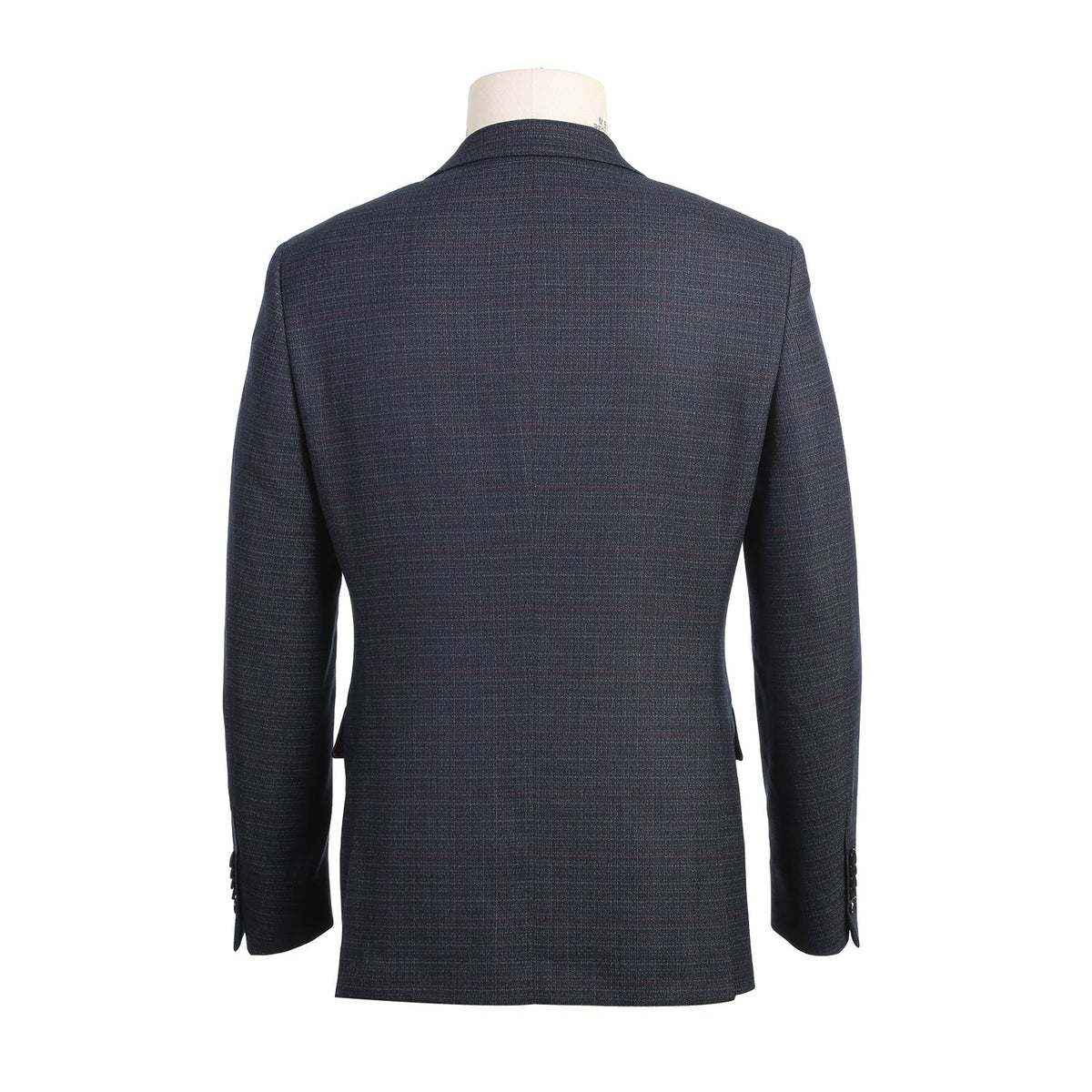 92-53-001EL Gray Navy Check Suit