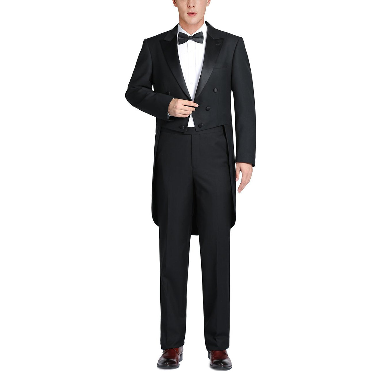 201-1FD Men's Classic Fit Peak Lapel Full Dress Tuxedo