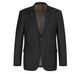 Men's Black 2-Piece Notch Lapel Wool Stretch Suit