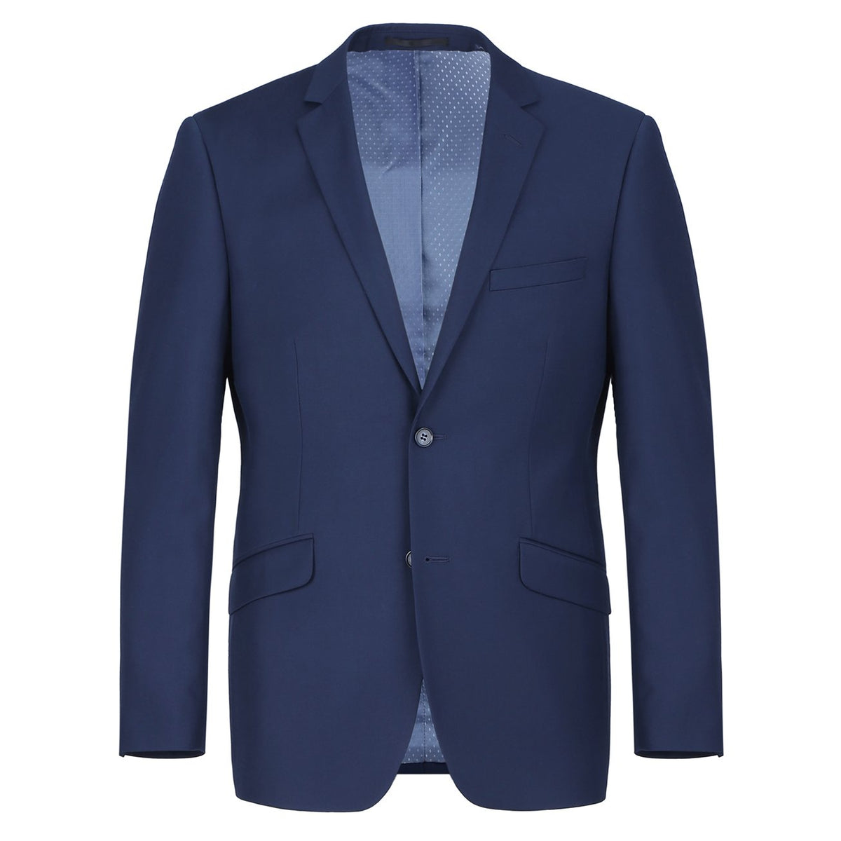 201-18 Men's 2-Piece Slim Fit Single Breasted Notch Lapel Suit