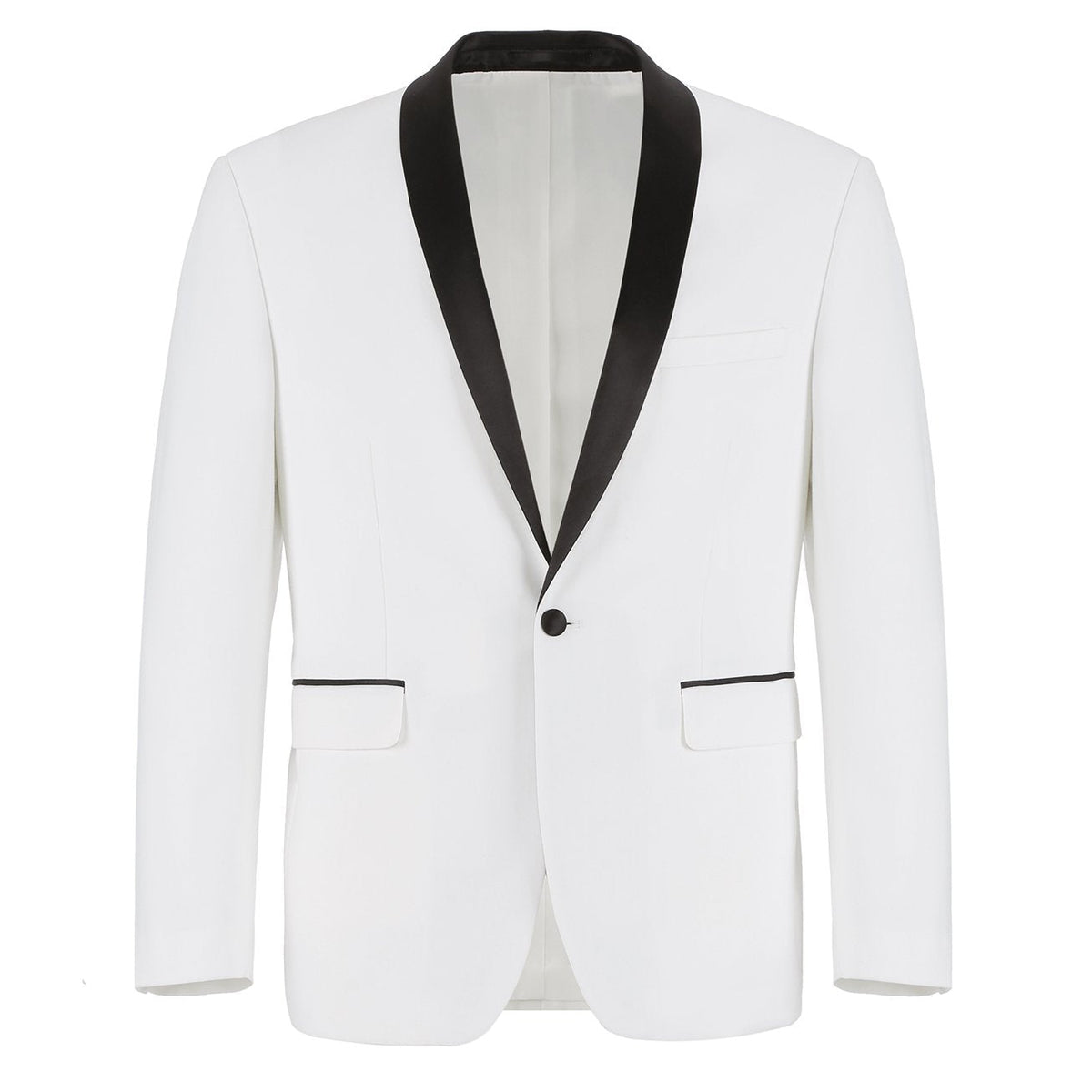 201-16 Men's Slim Fit 2-Piece Shawl Lapel Tuxedo Suit