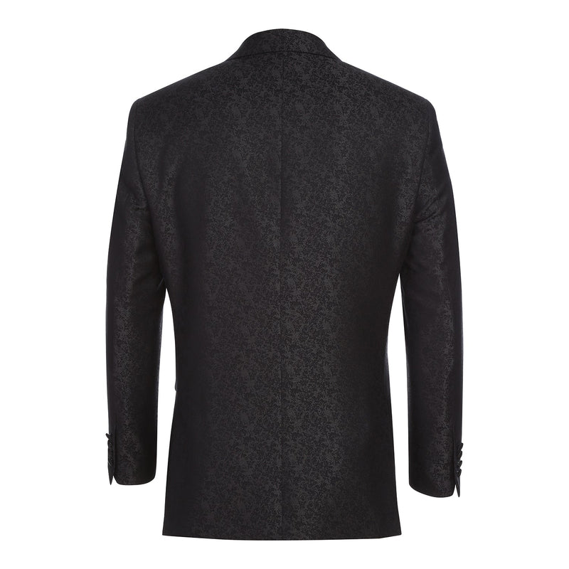 290-15 Men's New Slim Fit Tuxedo Jacket BLACK L40 New Slim Fit