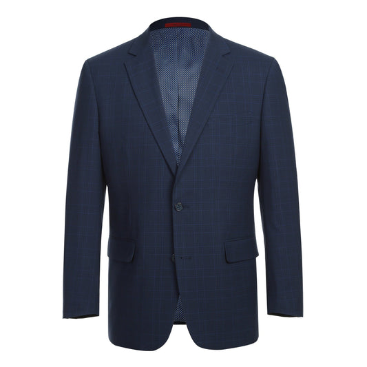 293-26 Men's Classic Fit Checked Suits