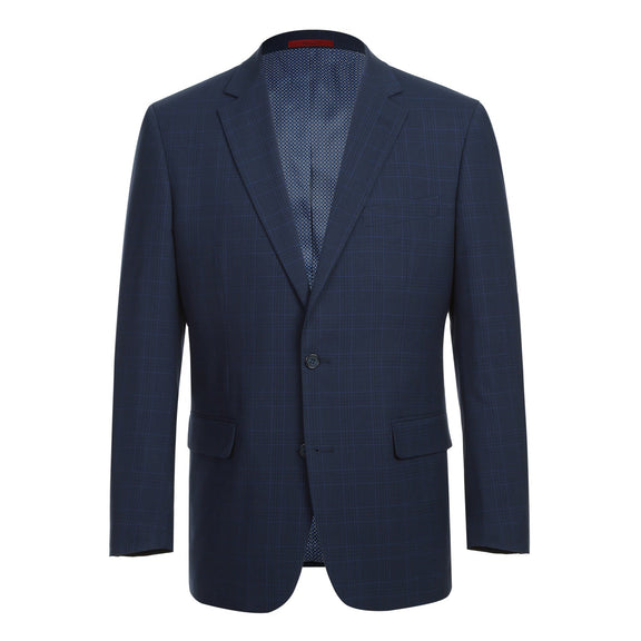 293-26 Men's Classic Fit Checked Suits