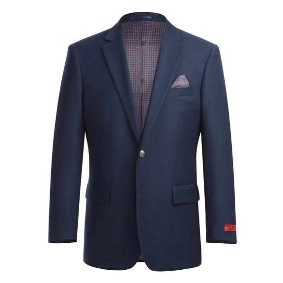 201-19 Men's Classic Fit Blazer NAVY L40 Classic Fit