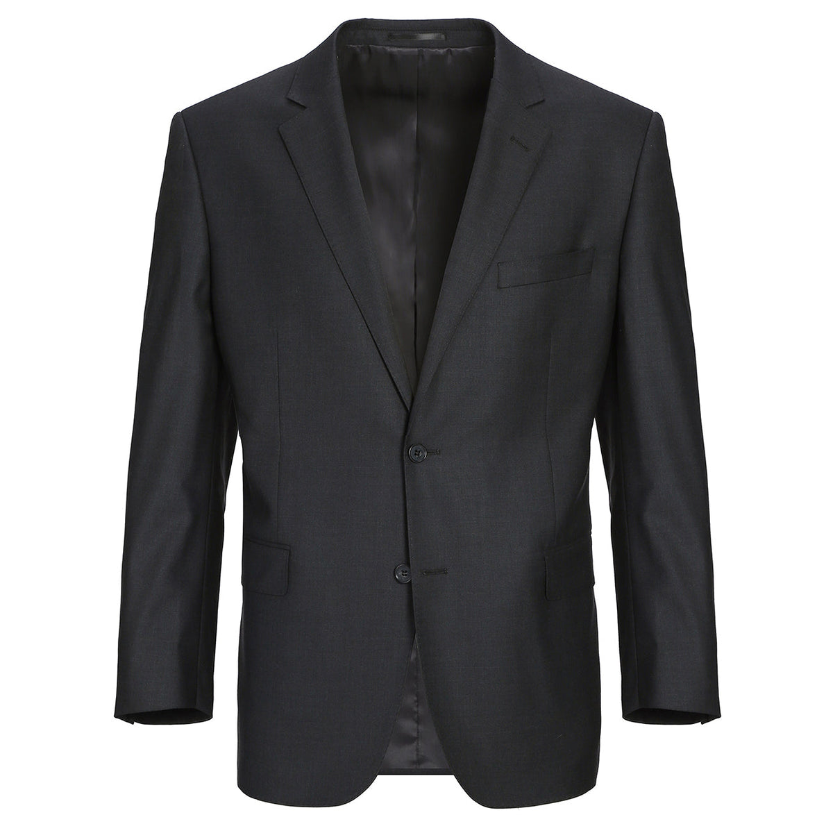 Men's 2-Piece Notch Lapel Wool Stretch Suit