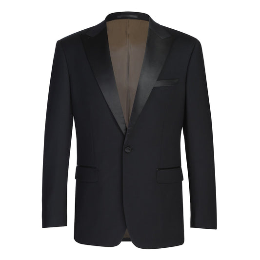 508B-1 Men's Satin Peak Wool Stretch Tuxedo