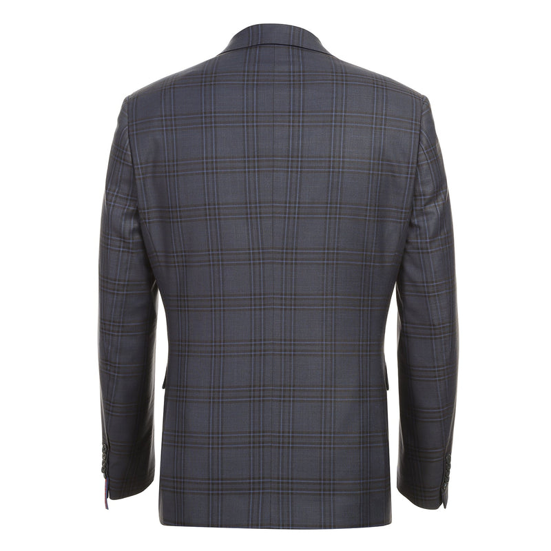 12-53-093EL Grey Check Suit