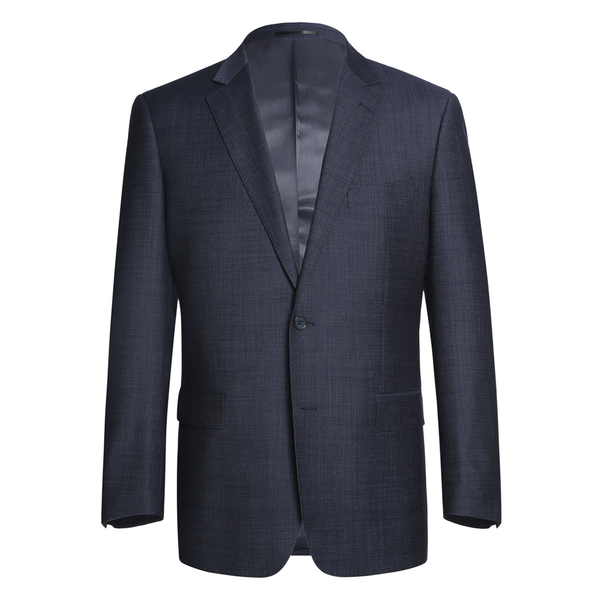 558-3 Men's Two Piece Classic Fit Wool Blend Suit