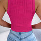 Cutout Sleeveless Knit Top