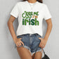 KISS ME I'M IRISH Round Neck T-Shirt