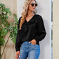 V-Neck Long Sleeve Top