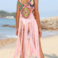 Fringe Spaghetti Strap Cover-Up