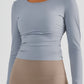 Lightweight Round Neck Long Sleeve Sports Top