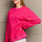 Simply Love Full Size Dropped Shoulder Sweatshirt