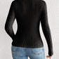 Honey Ribbed Long Sleeve T-Shirt