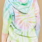 Drawstring Tie-Dye Long Sleeve Hoodie